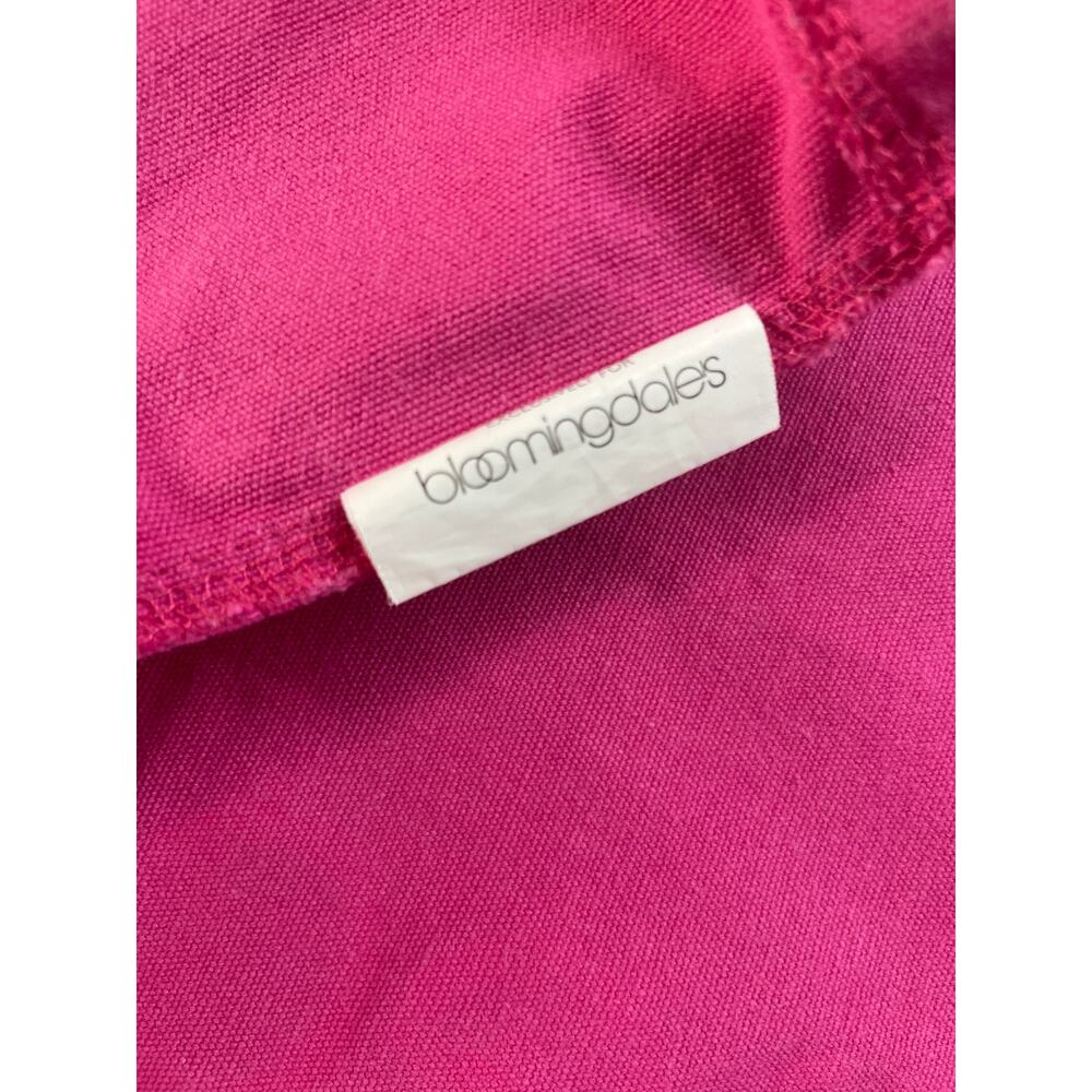 Bloomingdale’s Bag Tote Beauty Pink Medium Canvas Shopper Reusable Collectible - Picture 10 of 10
